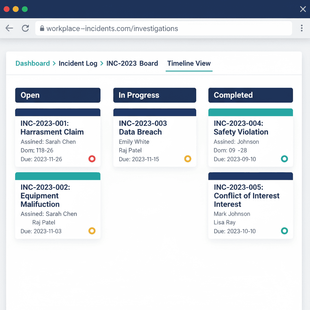 Investigation Tracker