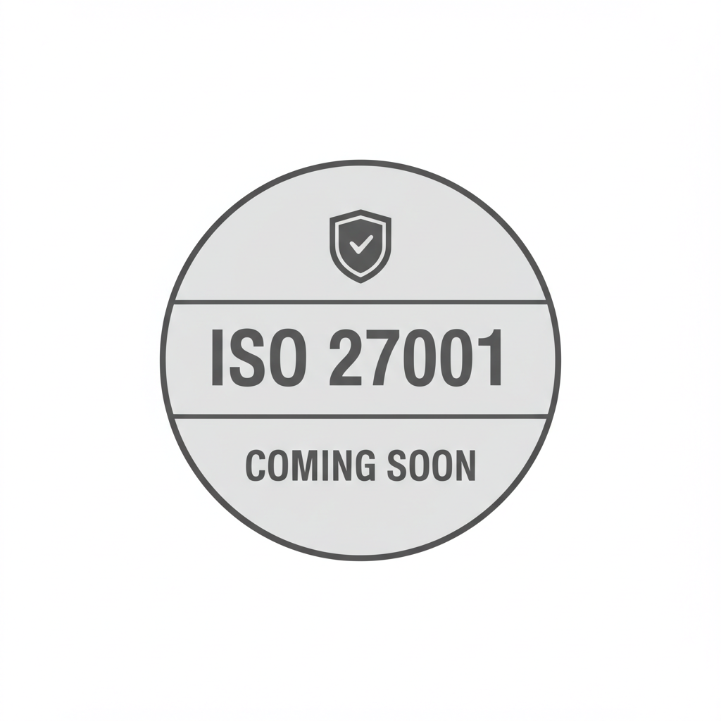 ISO 27001 Compliance Certification Badge